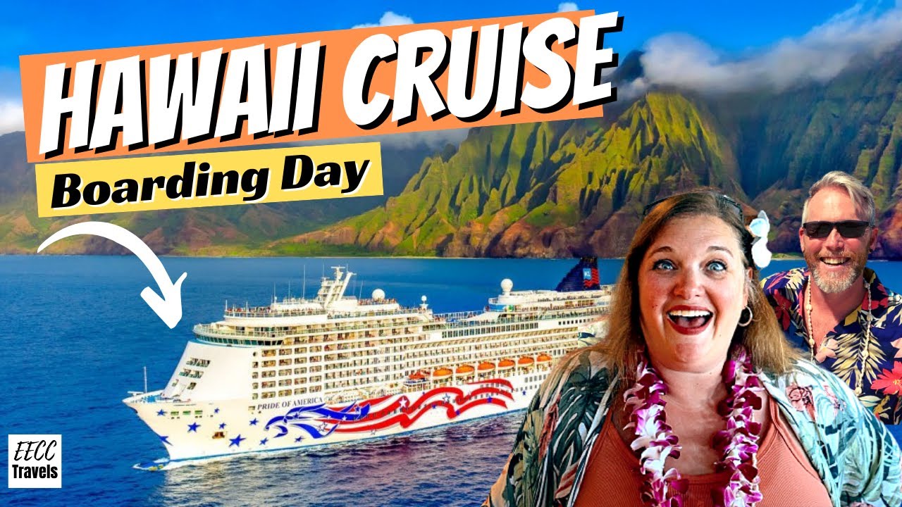 Boarding NCL Pride Of America - FOUR ISLAND Cruise Around HAWAII ...