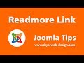 Adding  a Readmore Button | Joomla Tips