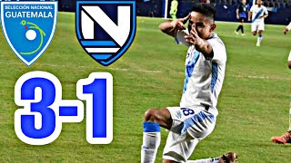 GUATEMALA 3 🇬🇹  VS NICARAGUA 1 🇳🇮 OSCAR SANTIS LA JOYA  👏 - AMISTOSO 🇬🇹🇳🇮