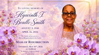 Mass Of Resurrection For Hyacinth Beadle-Smith
