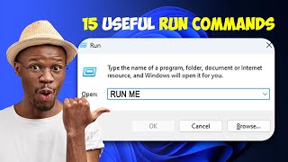 15  RUN COMMANDS Windows USERS Must Know