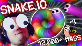 MOST EPIC MOMENT ON SNAKE.IO ! THE NEW AGARIO-  (SLITHER.IO / SNAKE.IO