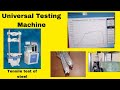 Tensile test of Steel by  UTM / Universal Testing Machine / Lab test civil / Abhishek Bhushan