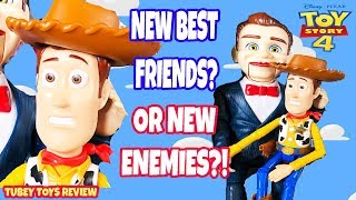 Toy Story 4 Benson & Woody 2-Pack Poseable Figures Giant Articulated Benson Doll! Tubey Toys