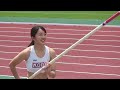 陸上関西インカレ2022 女子棒高跳 田畑奈都希 神戸大学