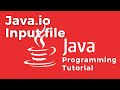 File input/output Basic tutorial in Java - Get an input from a file using java.io.FileReader