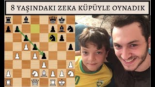 8 Yaşındaki Zeka Küpüyle Oynadık | İzleyicilerle Satranç #1