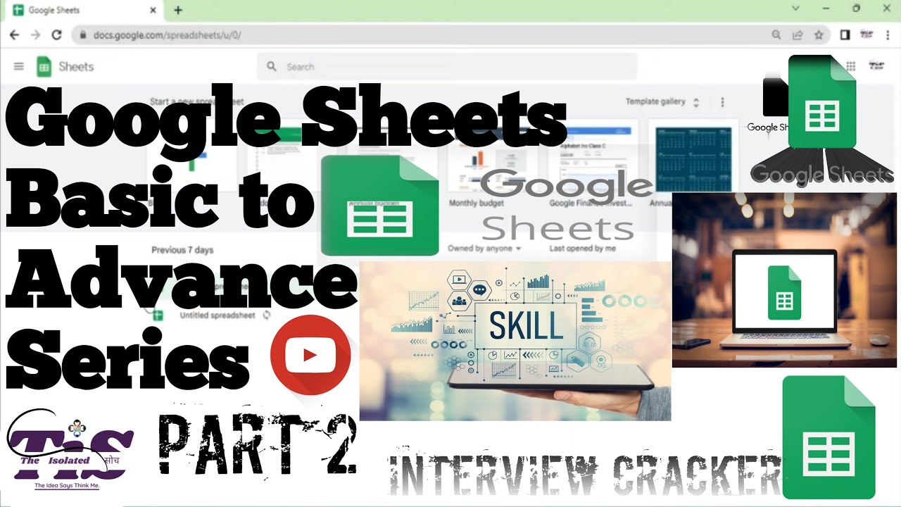 Google Sheets Basic To Advanced Course Part 2 Interview Cracker