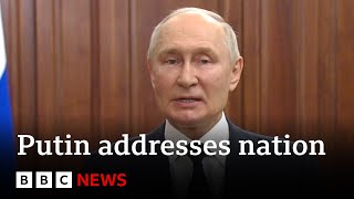 Vladimir Putin gives TV address following Wagner mutiny - BBC News