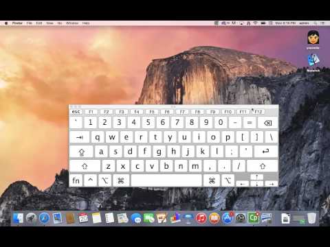 How to activate your on-screen Mac Keyboard in Yosemite (Virtual Keyboard) How to activate your on-screen Mac Keyboard in Yosemite (Virtual Keyboard)