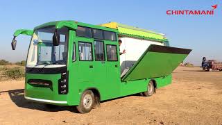 Mobile Laboratory Van cum Promotional Van with Hydraulic Stage - Made in India by Chintamani Motors