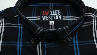 Loja Lander - Camisa Country Life Western Preto. Manga Curta. Ref: MC01