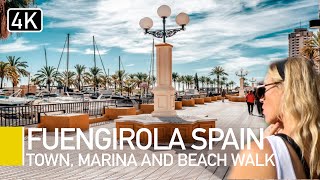 Fuengirola, Costa del Sol, Spain NOW | Town, Beach and Marina Walk