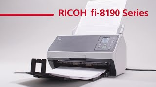 fiシリーズA4高速イメージスキャナー 「fi-8190シリーズ」製品紹介