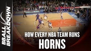 NBA 2012-13: How Every Team In the NBA Uses HORNS