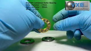 Comparison 17mm inner diameter Thrust Bearings 81203M vs Shielded Ball Bearing 6003ZZ