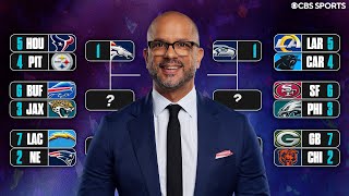 NFL analyst predicts NFL Playoff bracket and crowns a Super Bowl champion 👀🏆