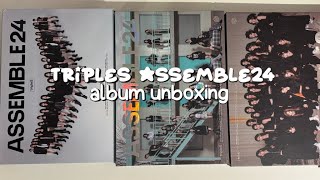 tripleS assemble24 album unboxing