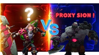 Singed vs PROXY SION ? | This Guy is using my Strategy against me xD | Wild Rift