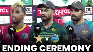 Ending Ceremony | Pakistan vs West Indies | 2nd ODI 2022 | PCB | MO2L