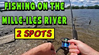 fishing on the mille-iles river | 2 spots