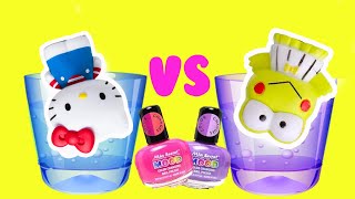 Hello Kitty and Friends DIY Color Changing Nail Polish Custom! Crafts for Kids w