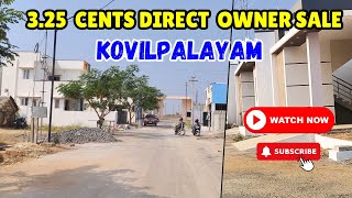 3.25 Cents Land sale  sathy Road kovilpalayam near I Direct owner sale I Per cent 6.50 lakhs only