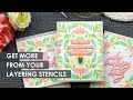 Stretch Your Layering Stencils ft. Folk Art Florals