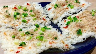 Cơm Cháy Chà Bông Cấp Tốc Không Cần Phơi Sấy Khô Ngon Giòn Rụm || Crispy Rice Vermicelli
