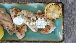 Herbed Grilled Chicken Breasts