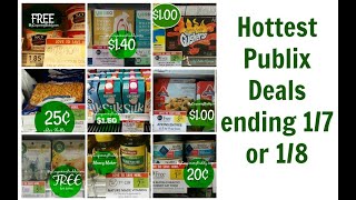 Hottest Publix Deals ending 1-7 or 1-8