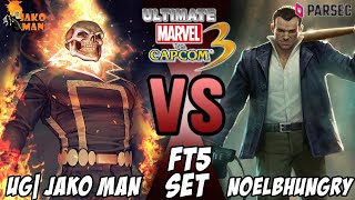 UMVC3 Parsec FT5 Set - UG| Jako Man VS NoelBHungry (Wolverine/Frank West/Wesker)
