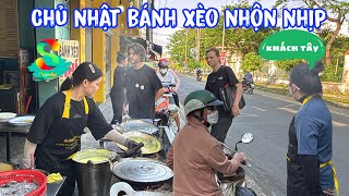 🟢Chiều chủ nhật khách đến ăn bánh xèo sớm nhộn nhịp