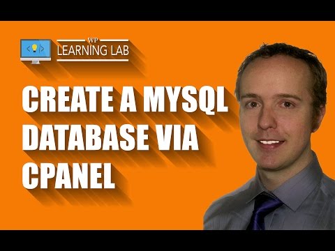 Create a MySQL Database for your WordPress Site via cPanel | WP Learning Lab Create a MySQL Database for your WordPress Site via cPanel | WP Learning Lab