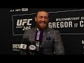 Conor McGregor full media scrum UFC 246