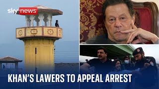 Imran Khan: Lawyers to appeal conviction as protesters stay home fearing a crackdown