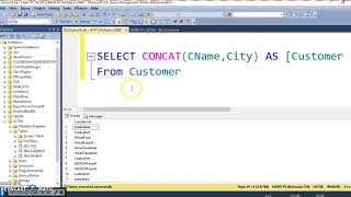 CONCAT Function in SQL Server Database 38
