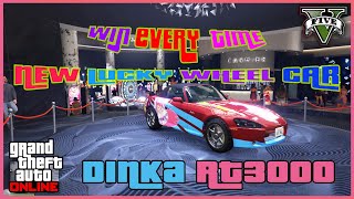 Win The Lucky Wheel in Every Try | GTA 5 Online Podium Vehicle Win PC | Dinka RT 3000 July Update!