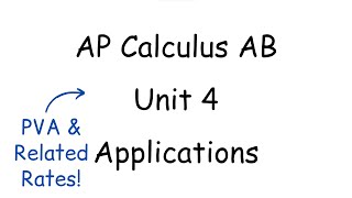 AP Calculus AB Unit 4 Review | PVA, Related Rates, Tangent Line, and L'Hospital's Rule