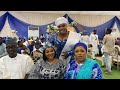 MERCY AIGBE AND HUSBAND AT ODUNLADE ADEKOLA MOTHER’S 70TH BIRTHDAY CELEBRATION