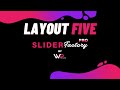 Create Slider With Layout Five | Slider Factory Pro | WP Frank | WordPress Video Tutorials