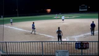 Fielding : Wayne Fumble On Relay : Game 7 : FBC Softball 2016