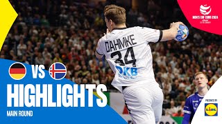 Their first Main Round win! | Germany vs. Iceland | Highlights | Men's EHF EURO 2024