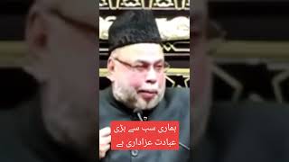 ہماری سب سے بڑی عبادت عزاداری ہے | مولانا صادق حسن