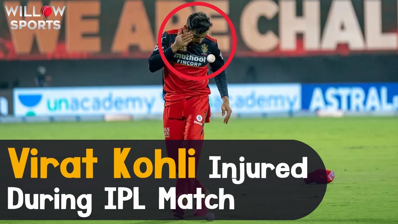 Virat Kohli Injured During IPL Match - YouTube