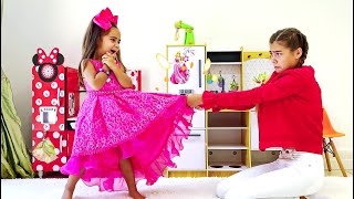 ناستيا وميا يريدان نفس الفساتين  قصص أخلاقية عالية للأطفال