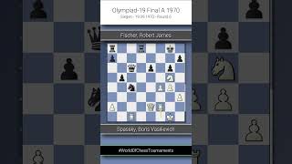 Spassky, Boris Vasilievich vs. Fischer, Robert James, Olympiad-19 Final A 1970, Round 6, 1-0