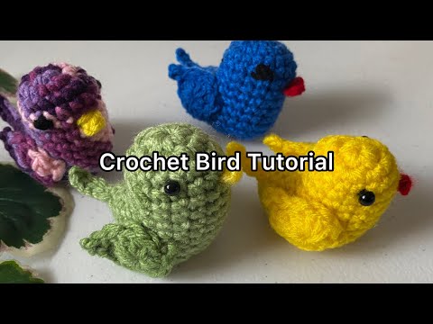 Crochet Small Bird Tutorial Youtube