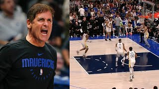 Mark Cuban blasts NBA refs for Warriors wide open dunk with Mavs on wrong side of court
