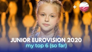 JUNIOR EUROVISION 2020: My Top 6 (so far) + 🇵🇱 | WITH COMMENTS | ESC Martín